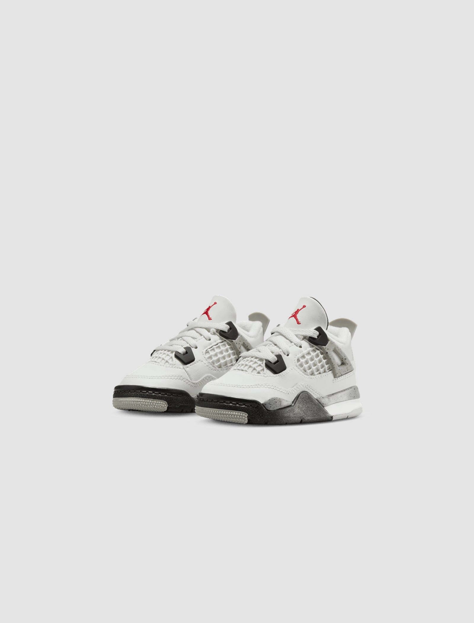 AIR JORDAN 4 RETRO "WHITE CEMENT" TD Retro basketball lifestyle shoes