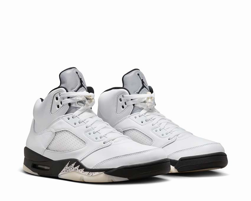 Air Jordan 5 Retro "White and Black" Timeless hoop footwear