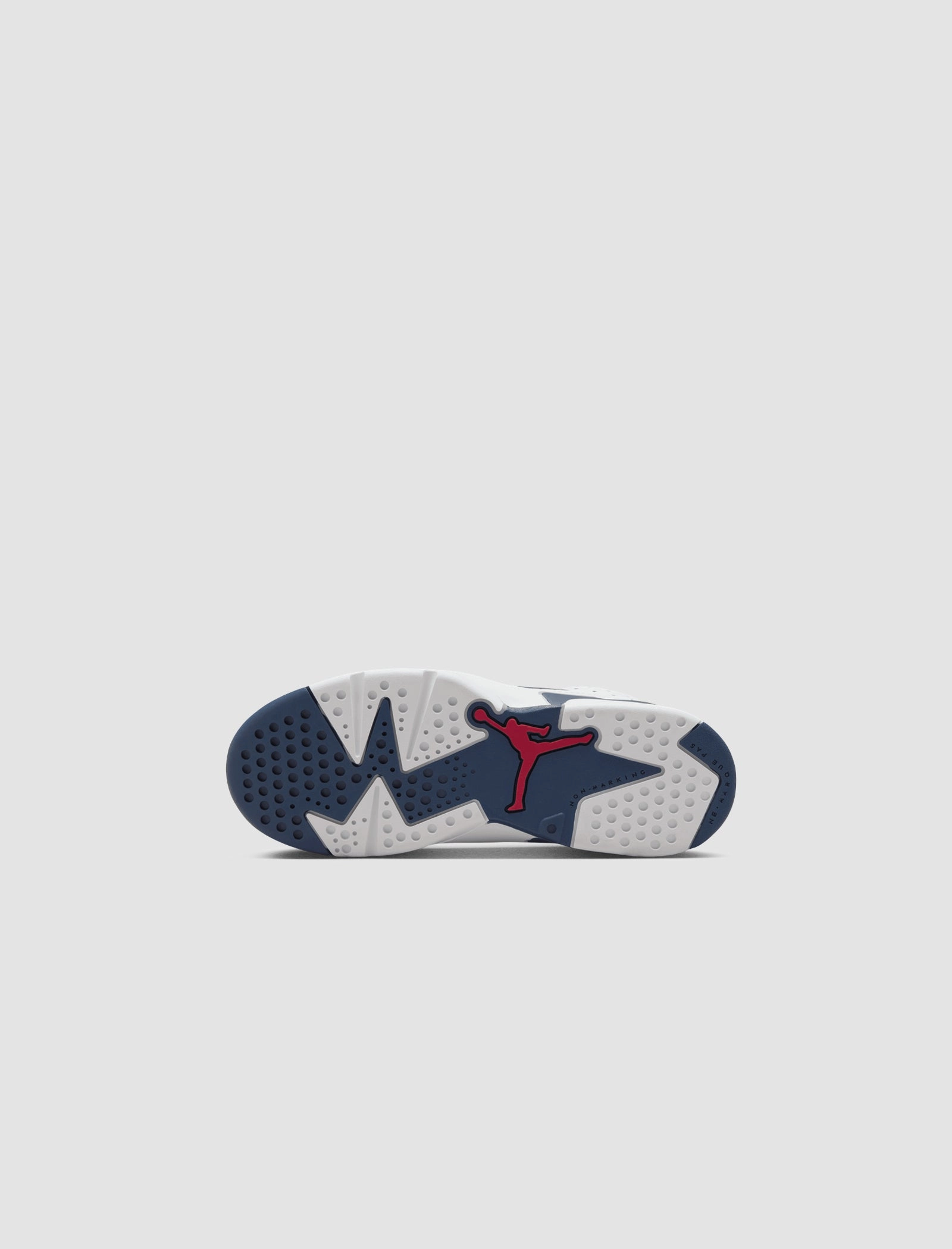 AIR JORDAN 6 RETRO "WHITE/VARSITY RED/MIDNIGHT NAVY" PS Retro basketball lifestyle shoes