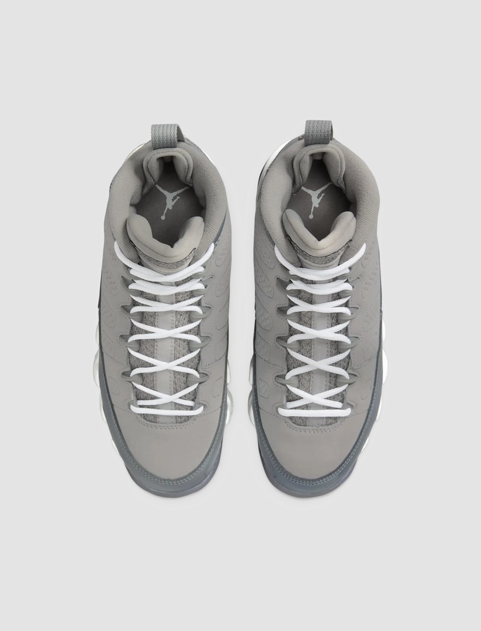 AIR JORDAN 9 RETRO "MEDIUM GREY/COOL GREY/WHITE" GS Retro basketball lifestyle shoes