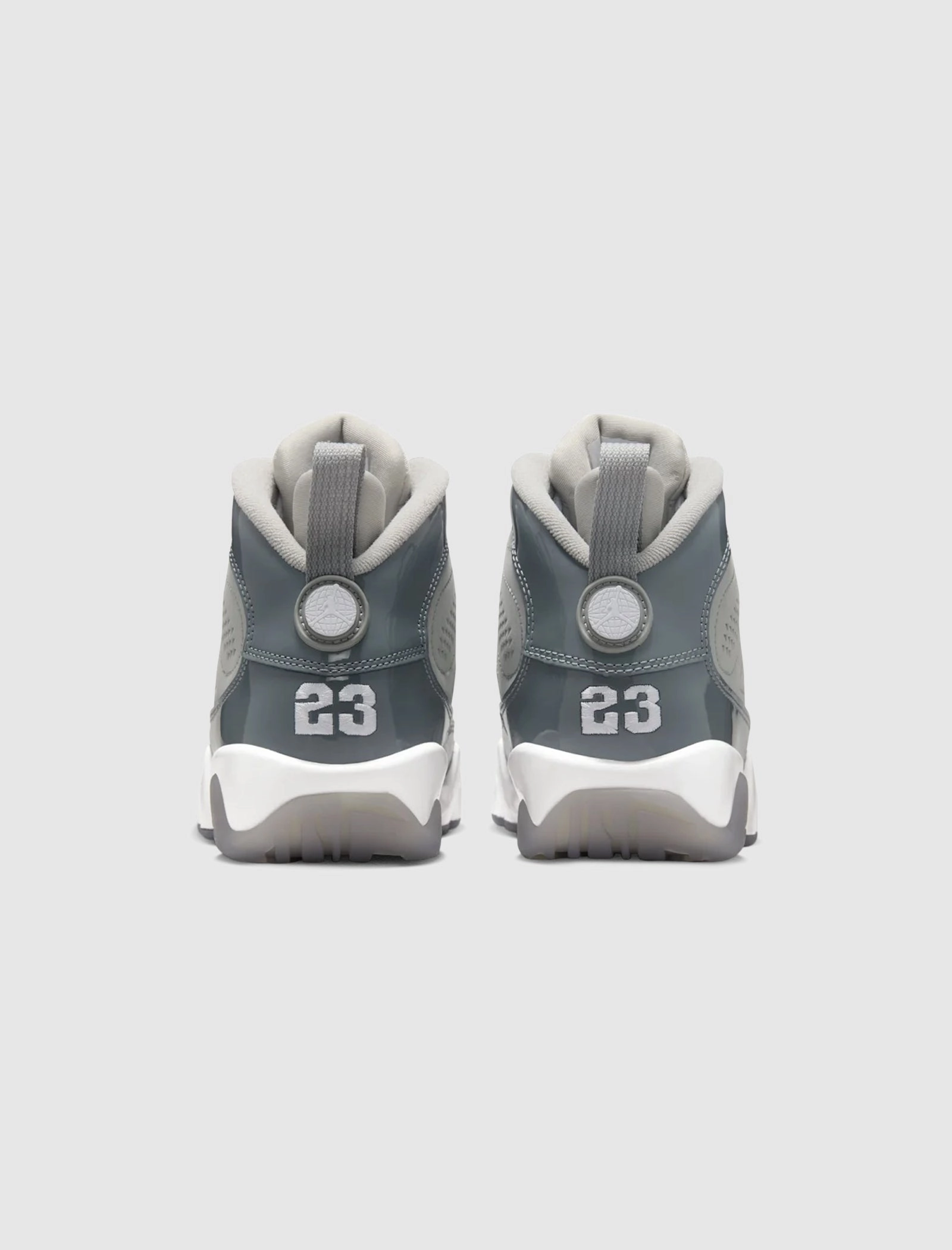 AIR JORDAN 9 RETRO "MEDIUM GREY/COOL GREY/WHITE" GS Retro basketball lifestyle shoes
