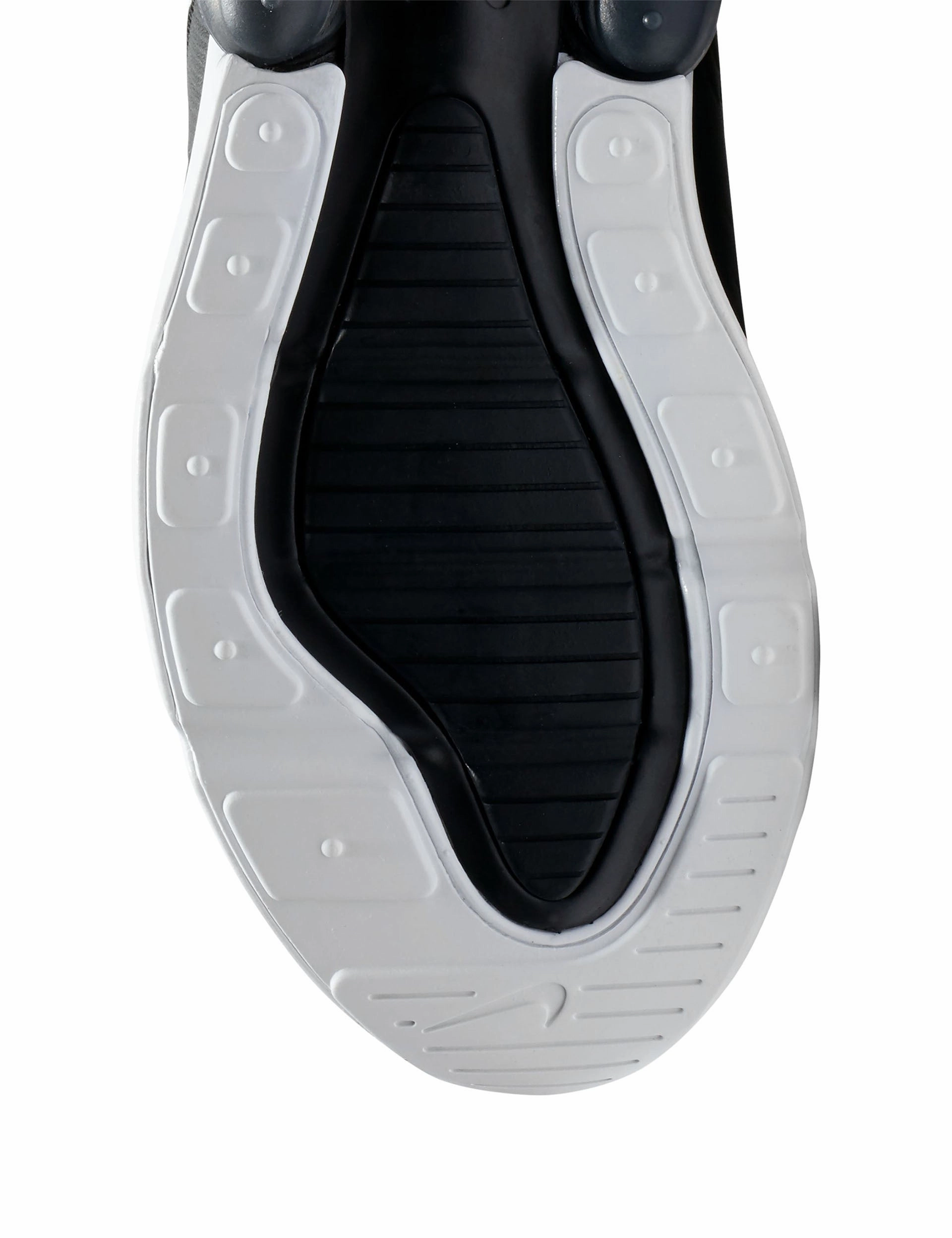 Air Max 270 Shoes - Black/White/Anthracite Nike women's stylish athletic footwear