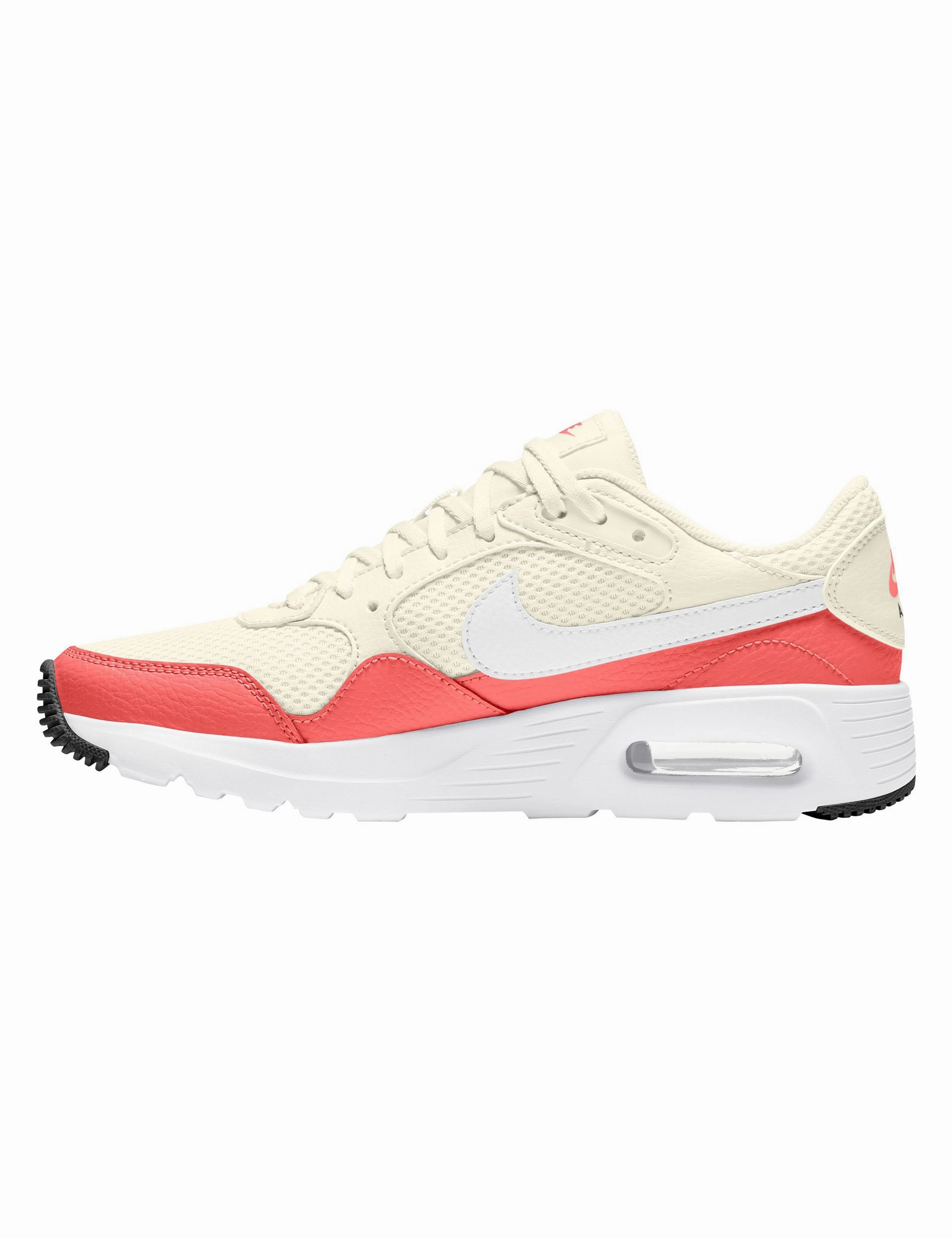 Air Max SC Shoes - Sail/White/Magic Ember/Black Nike women's stylish athletic footwear