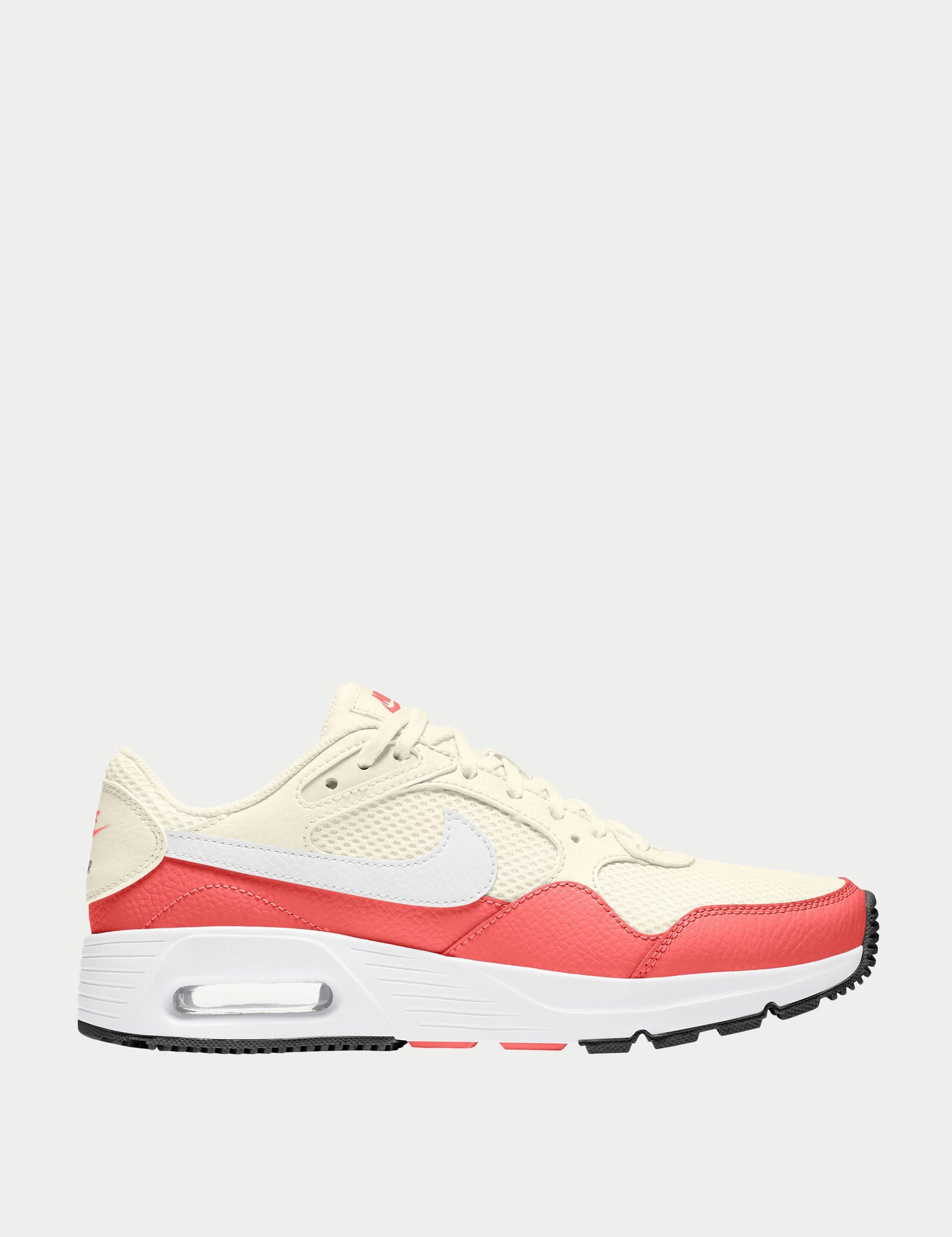 Air Max SC Shoes - Sail/White/Magic Ember/Black Nike womens shoes with sleek design