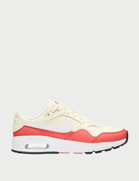 Air Max SC Shoes - Sail/White/Magic Ember/Black Nike womens shoes with sleek design