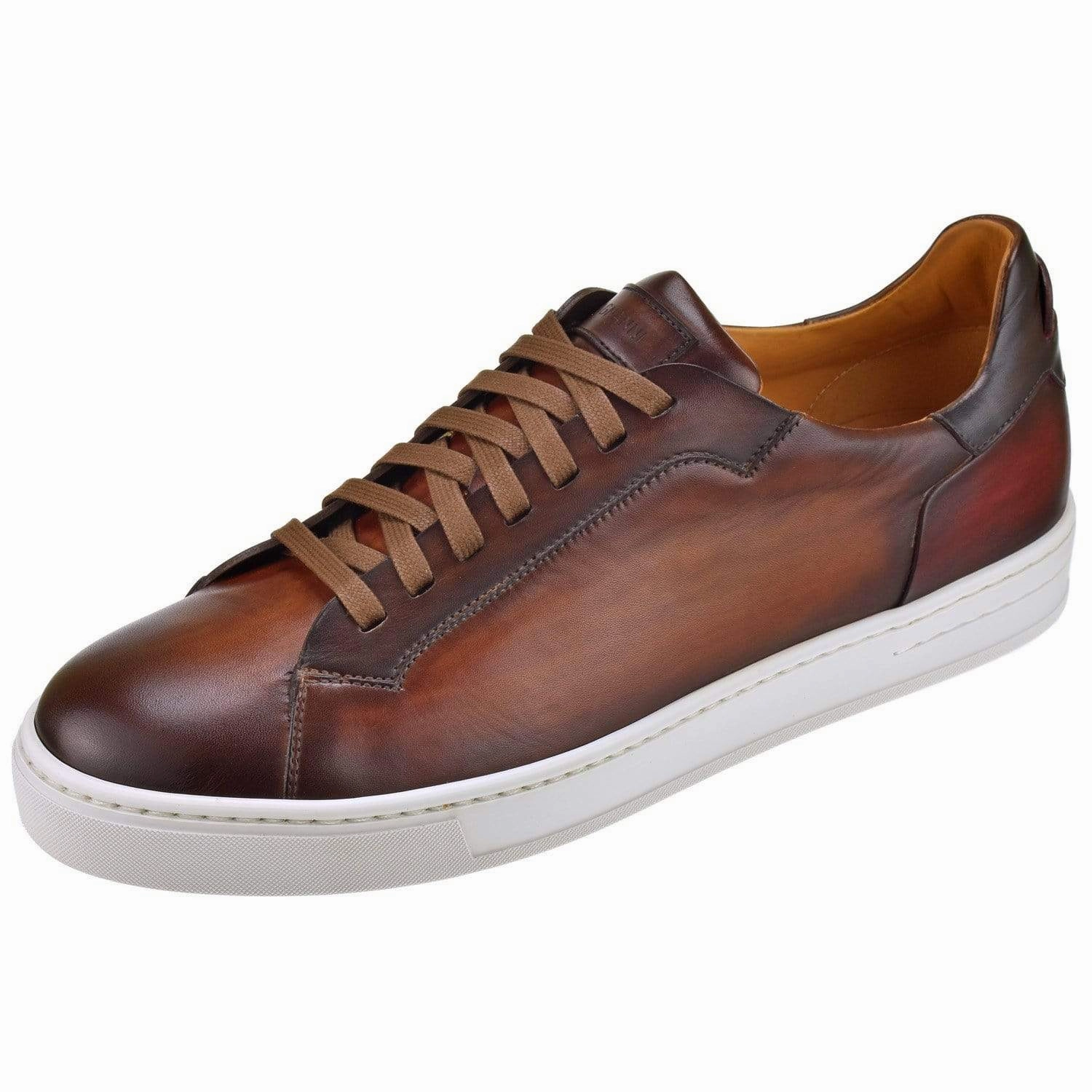 Amadeo Leather Wrap Sneaker Magnanni premium leather dress shoes