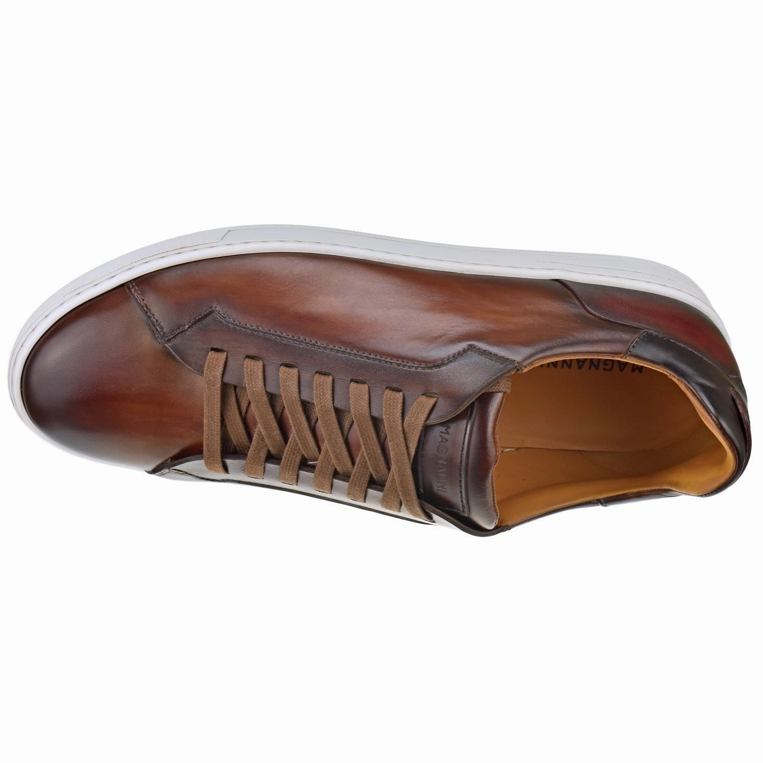Amadeo Leather Wrap Sneaker Magnanni handcrafted dress shoes