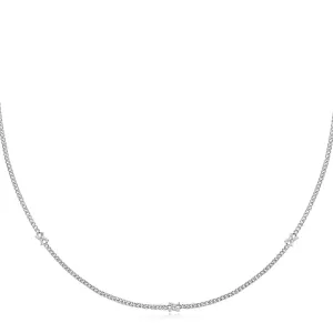 Ania Haie Silver Cross Station Necklace N061-05H Ania Haie Jewellery