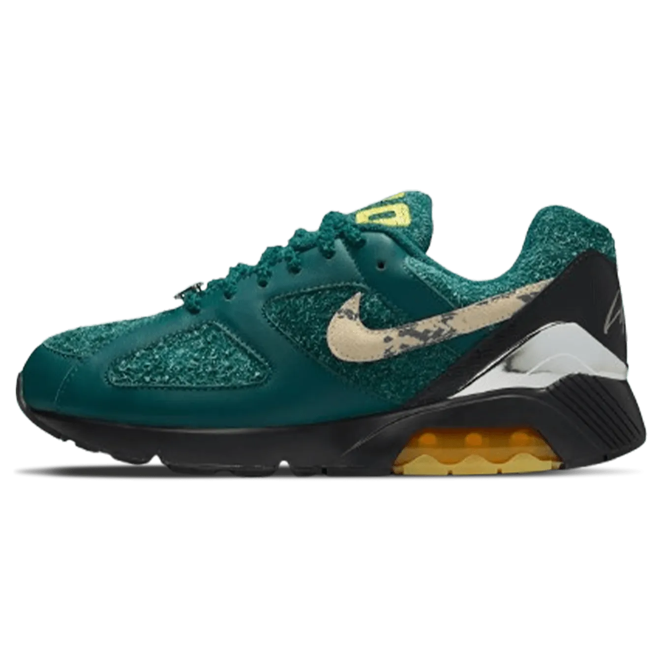 Apron Records x Nike Air Max 180 'Dark Atomic Teal' Nike Air Max lifestyle sneakers with sport details