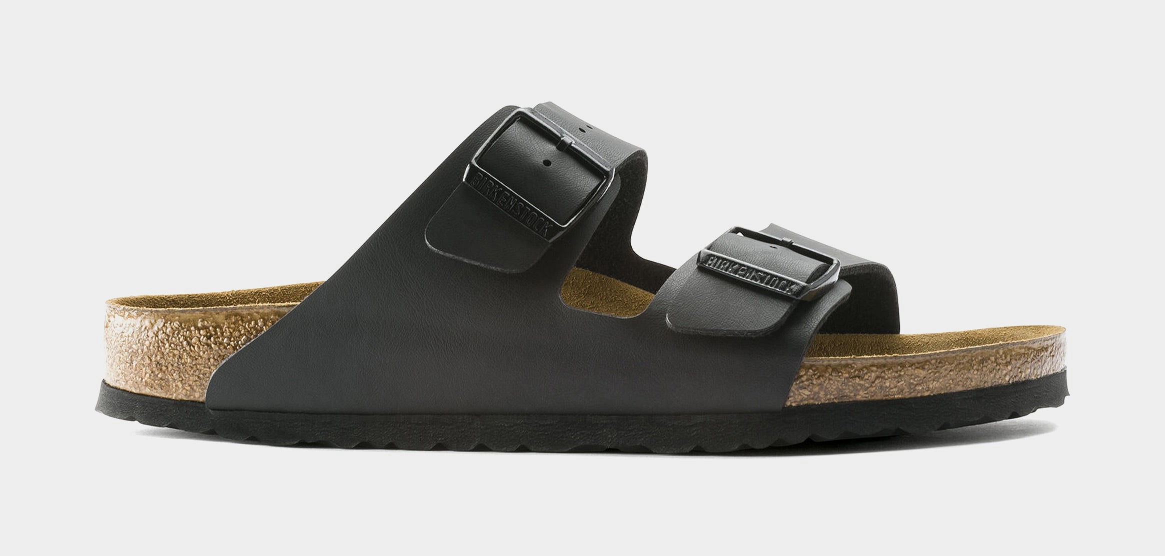 Arizona Mens Sandals (Black/Brown) Supportive Birkenstock clogs