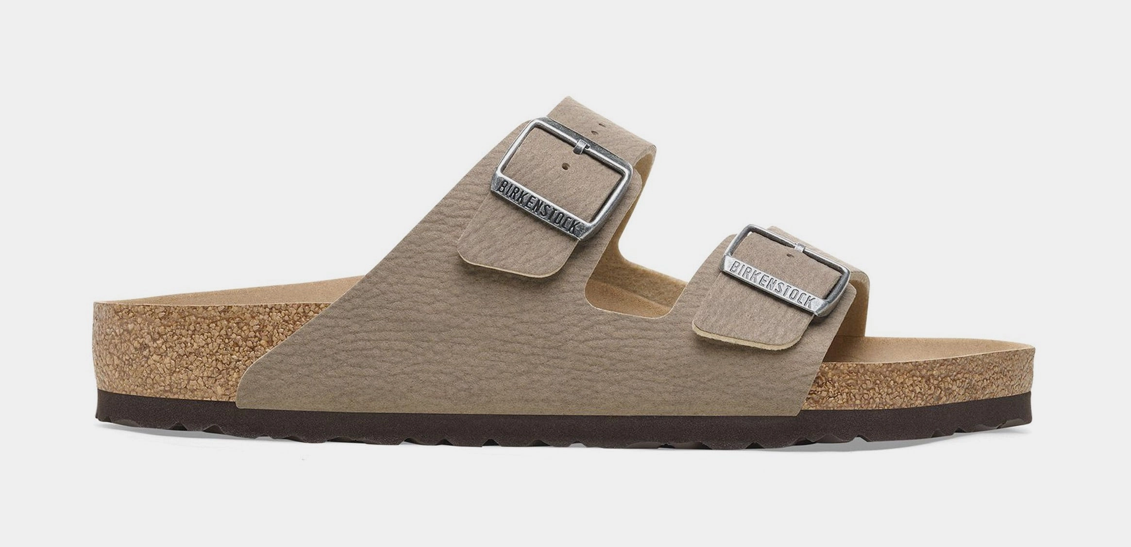 Arizona Mens Sandals (Grey/Taupe) Supportive Birkenstock clogs