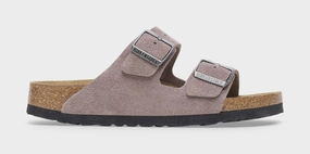 Arizona Soft Footbed Womens Sandals (Faded Purple) Supportive Birkenstock clogs