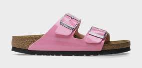 Arizona Womens Sandals (Pink/Silver) Supportive Birkenstock clogs
