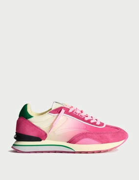 Art - Flame Hoff women's fashion sneakers with retro vibe