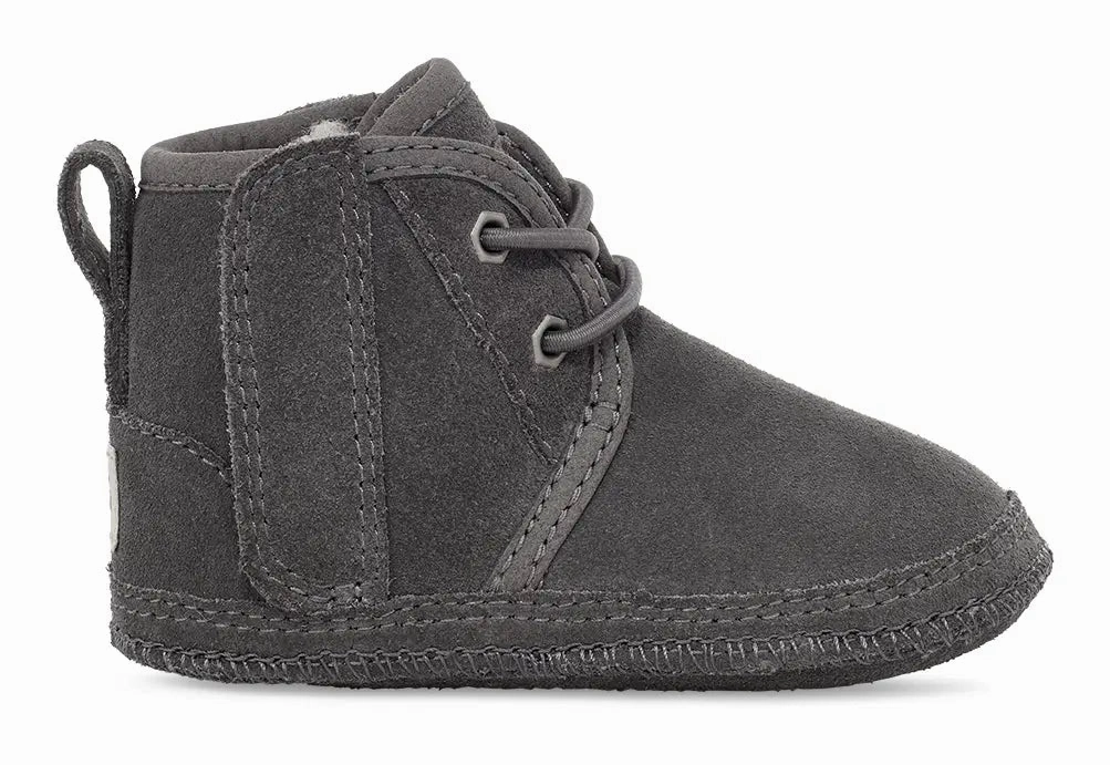 Baby UGG Neumel  Cozy Suede Boot with Wool Lining & Easy Hook-and-Loop Closure Ugg cozy footwear visuals