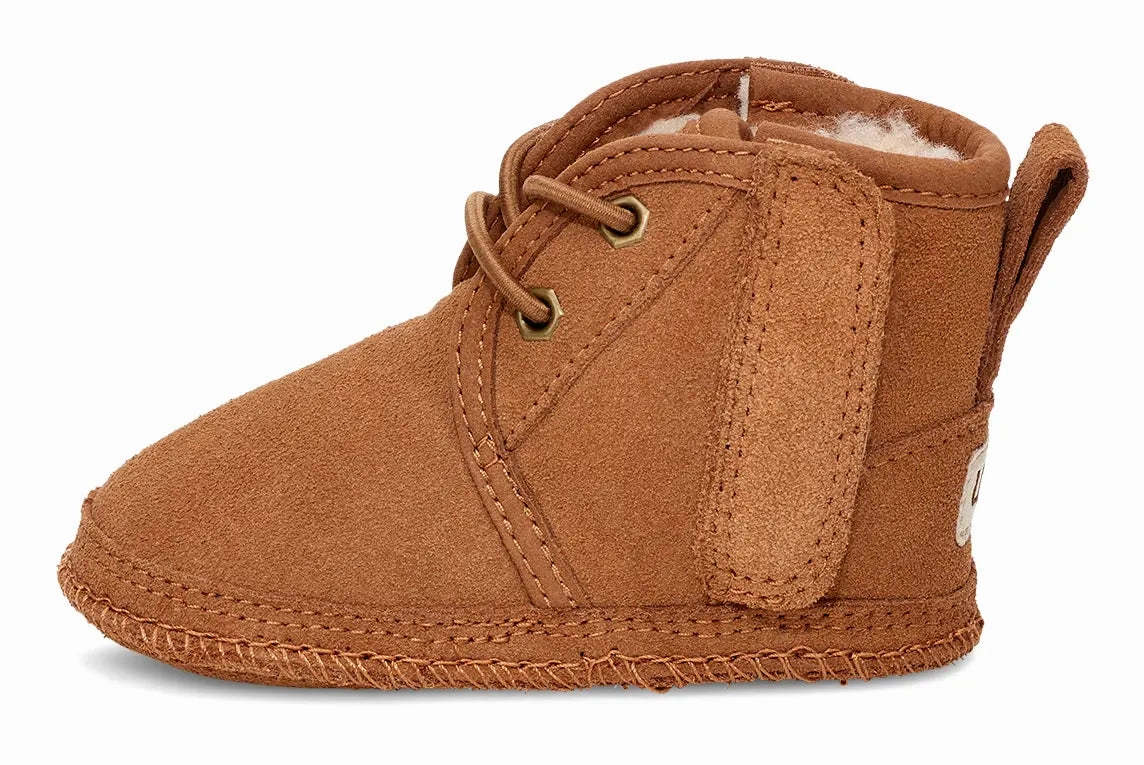 Baby UGG Neumel  Cozy Suede Boot with Wool Lining & Easy Hook-and-Loop Closure Ugg cozy footwear visuals