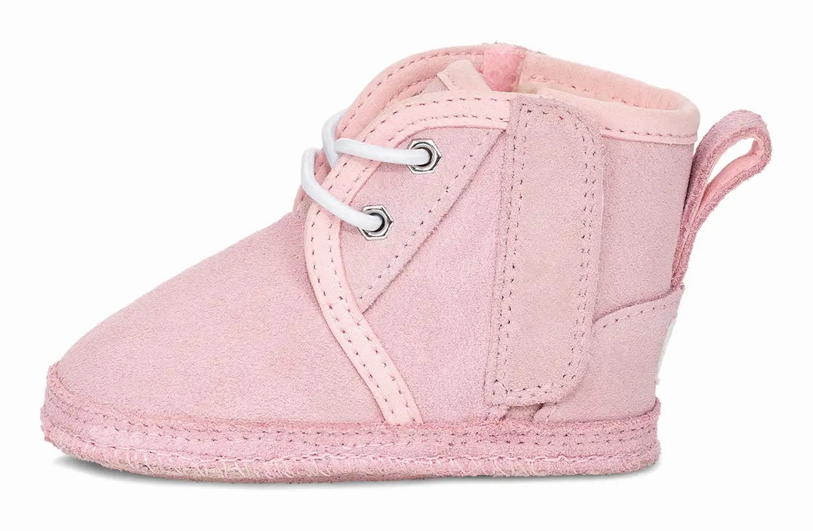Baby UGG Neumel  Cozy Suede Boot with Wool Lining & Easy Hook-and-Loop Closure Ugg cozy footwear visuals