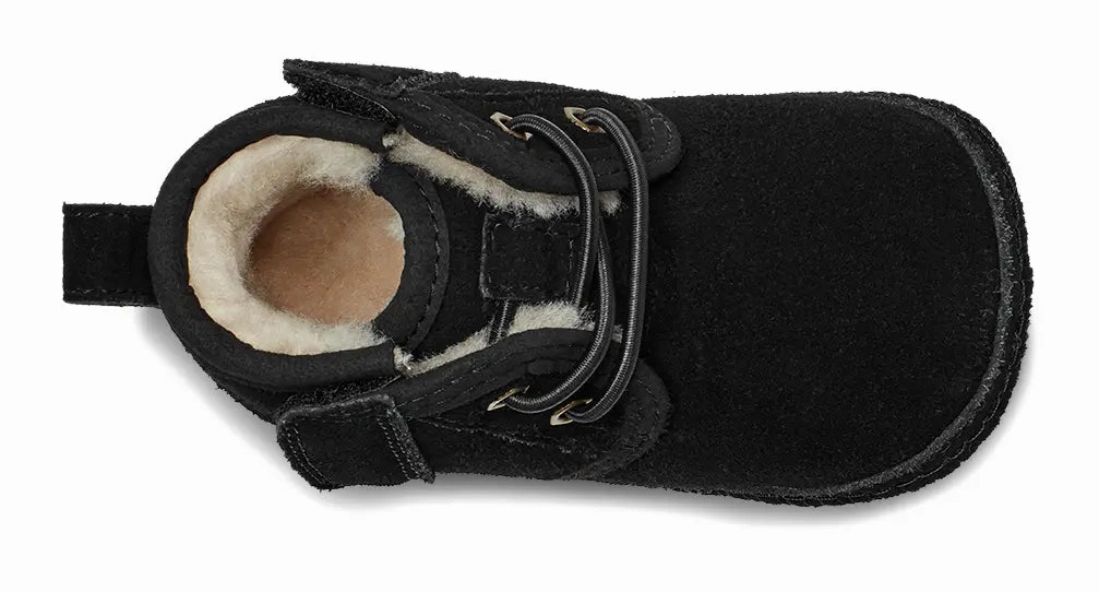 Baby UGG Neumel  Cozy Suede Boot with Wool Lining & Easy Hook-and-Loop Closure Ugg cozy footwear visuals