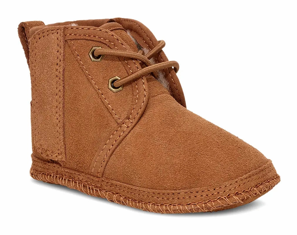 Baby UGG Neumel  Cozy Suede Boot with Wool Lining & Easy Hook-and-Loop Closure Ugg cozy footwear visuals