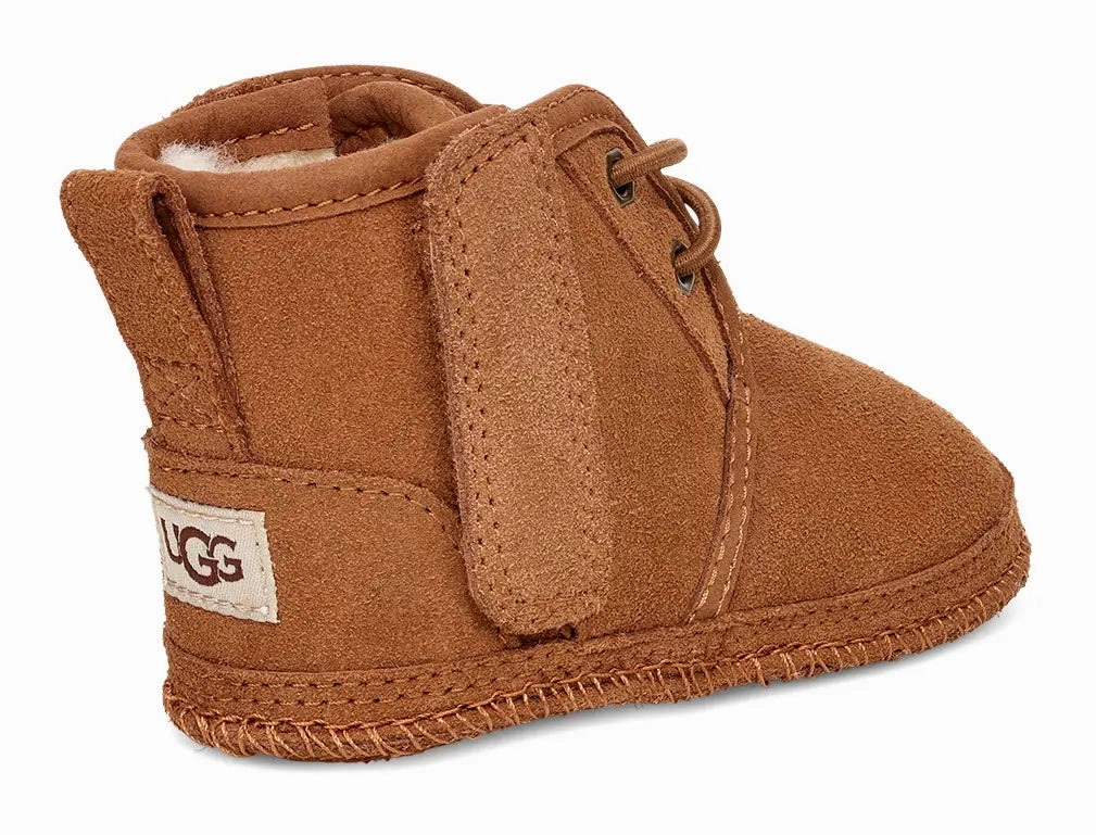 Baby UGG Neumel  Cozy Suede Boot with Wool Lining & Easy Hook-and-Loop Closure Ugg cozy footwear visuals
