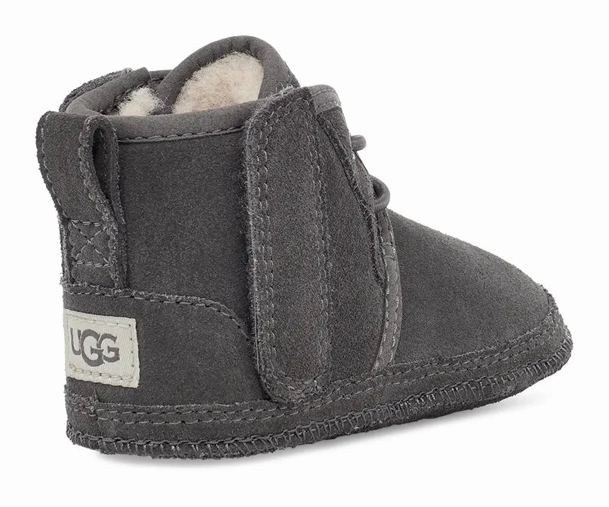 Baby UGG Neumel  Cozy Suede Boot with Wool Lining & Easy Hook-and-Loop Closure Ugg cozy footwear visuals