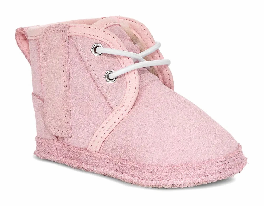 Baby UGG Neumel  Cozy Suede Boot with Wool Lining & Easy Hook-and-Loop Closure Ugg cozy footwear visuals