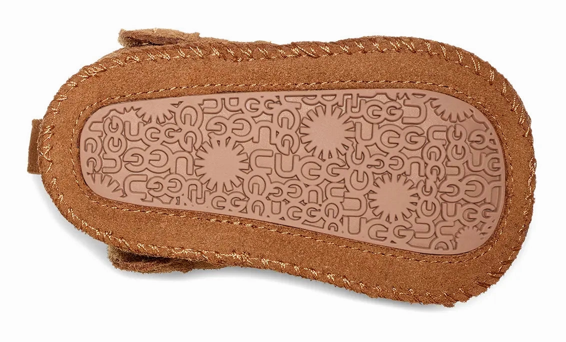 Baby UGG Neumel  Cozy Suede Boot with Wool Lining & Easy Hook-and-Loop Closure Ugg cozy footwear visuals