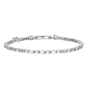 Baguette Round Cubic Zirconia Bracelet B5259 Diamonfire Jewellery