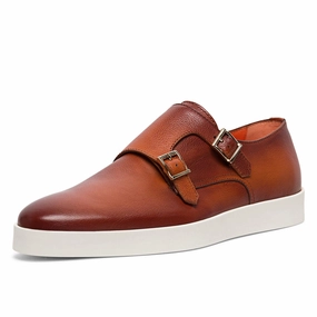 Bankable Monk Strap Santoni Italian formal shoes with elegance