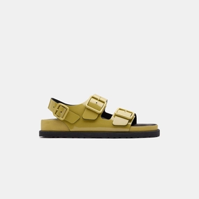 Birkenstock 1774 Milano - Golden Olive Open-toe comfort slides
