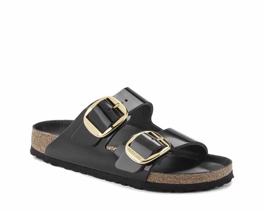 Birkenstock Arizona Big Buckle Natural Leather Patent Durable trail runners