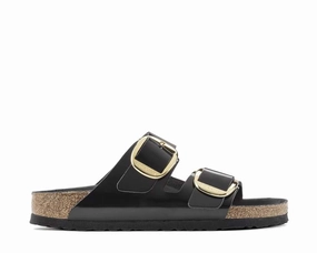 Birkenstock Arizona Big Buckle Natural Leather Patent All-day comfort sandals