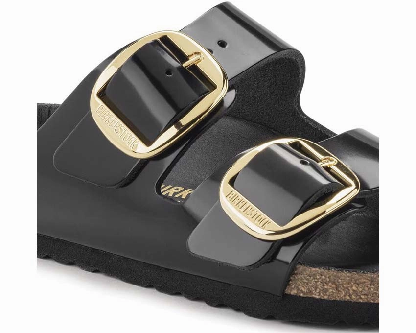 Birkenstock Arizona Big Buckle Natural Leather Patent Durable trail runners
