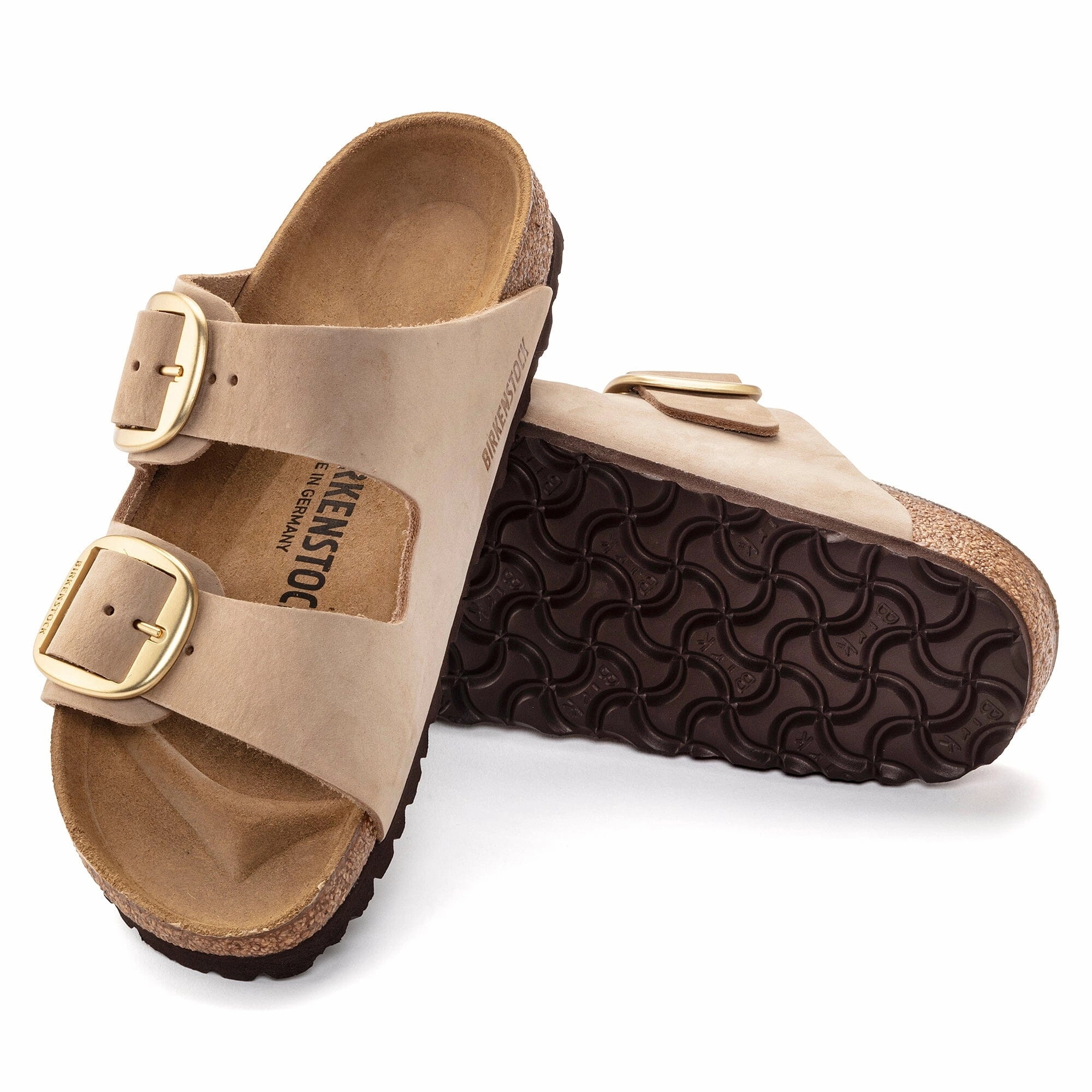 BIRKENSTOCK ARIZONA BIG BUCKLE NUBUCK LEATHER Birkenstock comfortable casual footwear