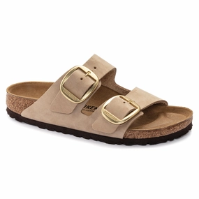 BIRKENSTOCK ARIZONA BIG BUCKLE NUBUCK LEATHER Birkenstock classic sandals with adjustable straps