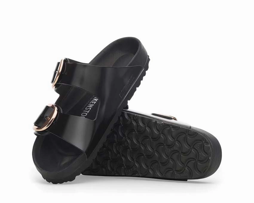 Birkenstock Arizona Big Buckle "High Shone Black" Durable trail runners
