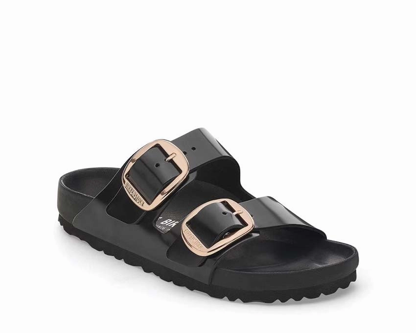Birkenstock Arizona Big Buckle "High Shone Black" Durable trail runners