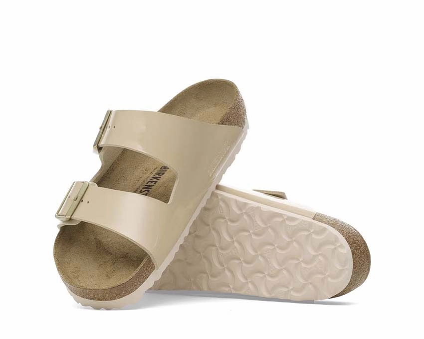 Birkenstock Arizona Birko-Flor Patent Durable trail runners
