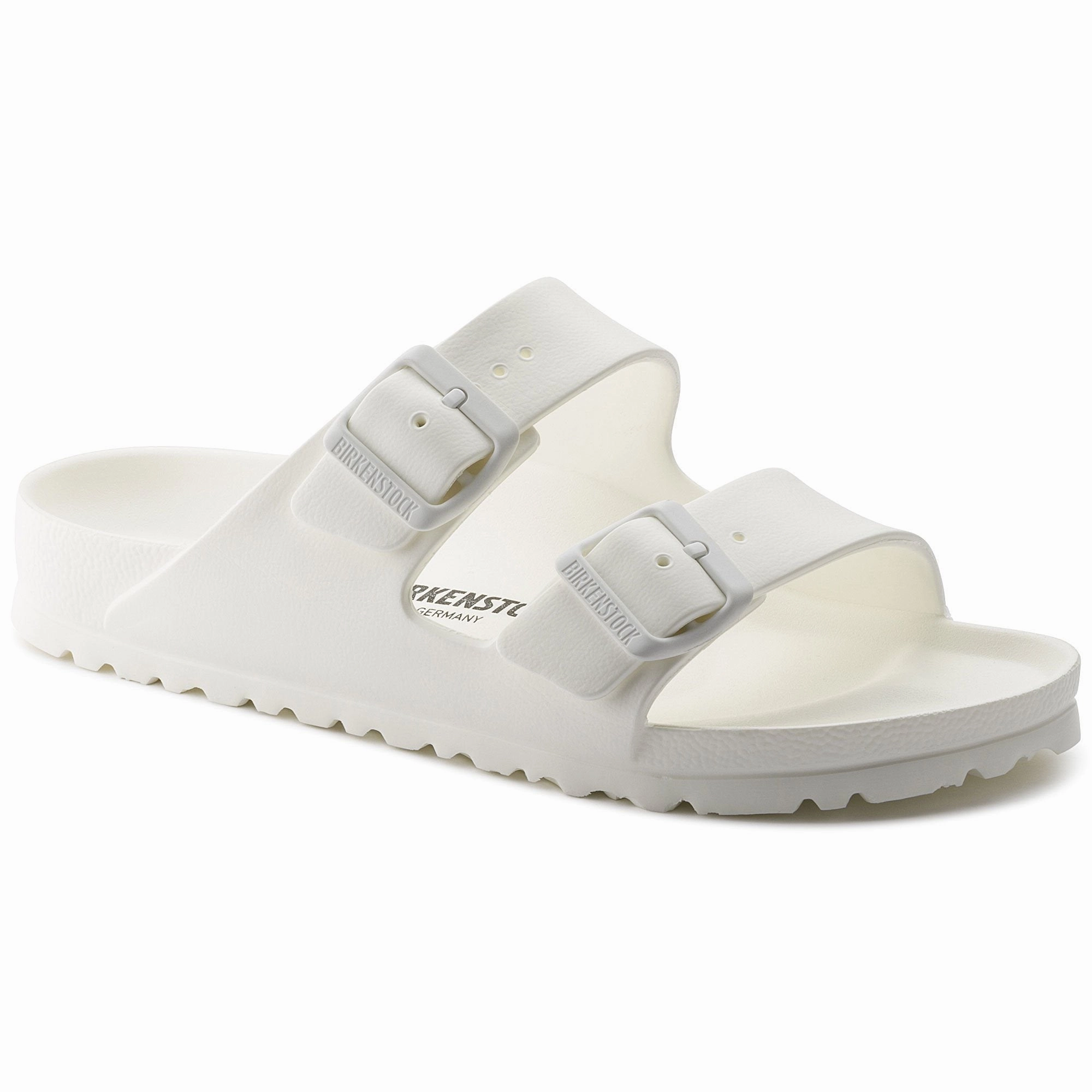 BIRKENSTOCK ARIZONA ESSENTIALS WHITE EVA Birkenstock classic sandals with adjustable straps