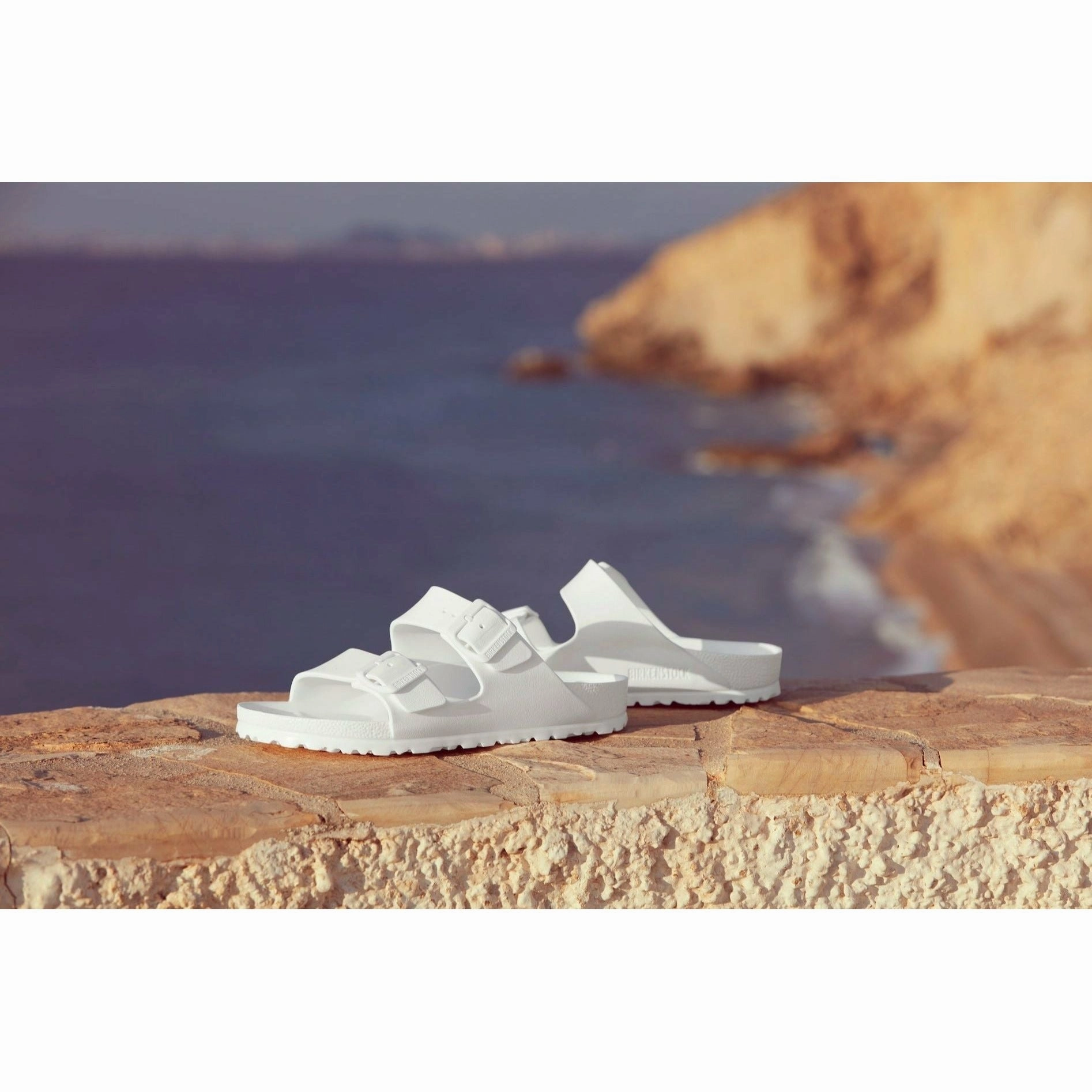 BIRKENSTOCK ARIZONA ESSENTIALS WHITE EVA Birkenstock comfortable casual footwear
