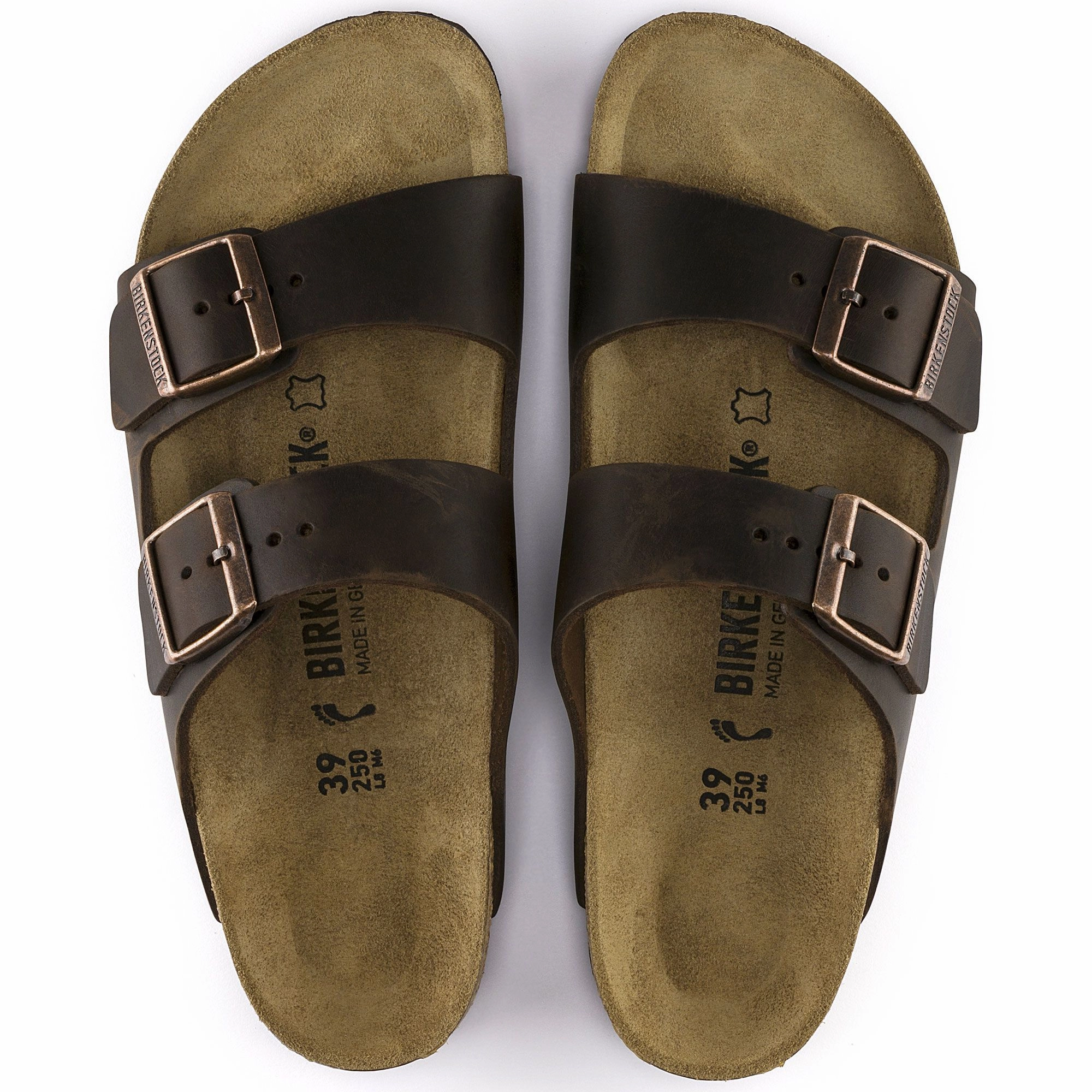 BIRKENSTOCK ARIZONA HABANA OILED LEATHER UNISEX Birkenstock comfortable casual footwear