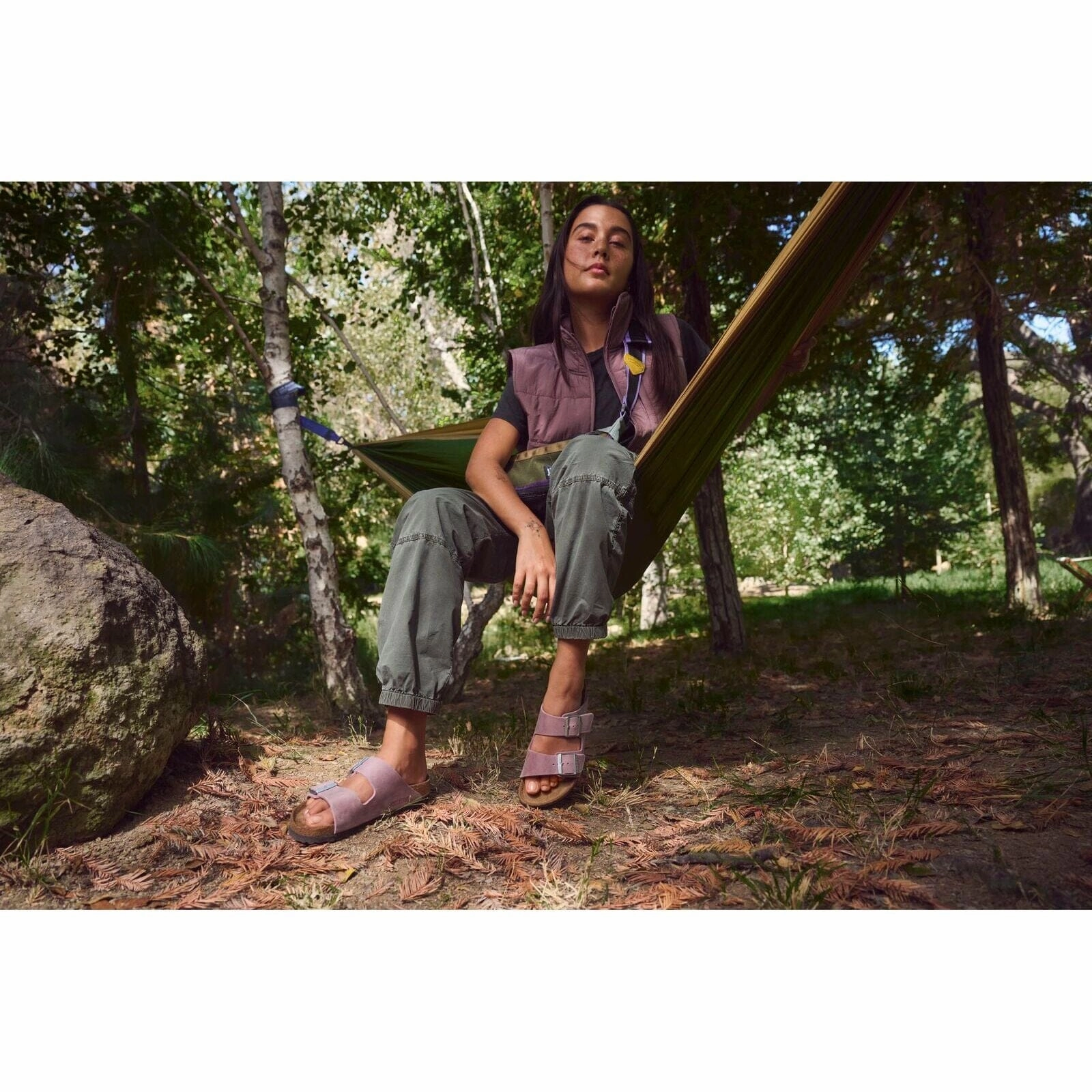 BIRKENSTOCK ARIZONA LAVENDER OILED LEATHER Birkenstock comfortable casual footwear