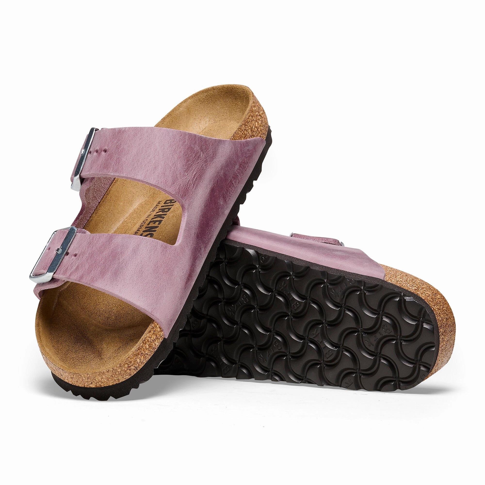 BIRKENSTOCK ARIZONA LAVENDER OILED LEATHER Birkenstock comfortable casual footwear