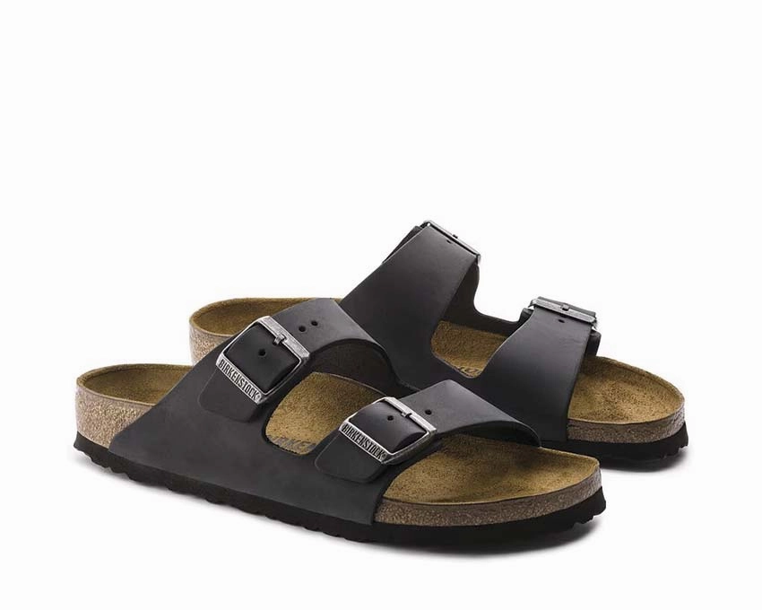 Birkenstock Arizona Natural Leather Oiled Durable trail runners