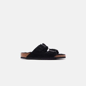 Birkenstock Arizona Shearling - Black Open-toe comfort slides