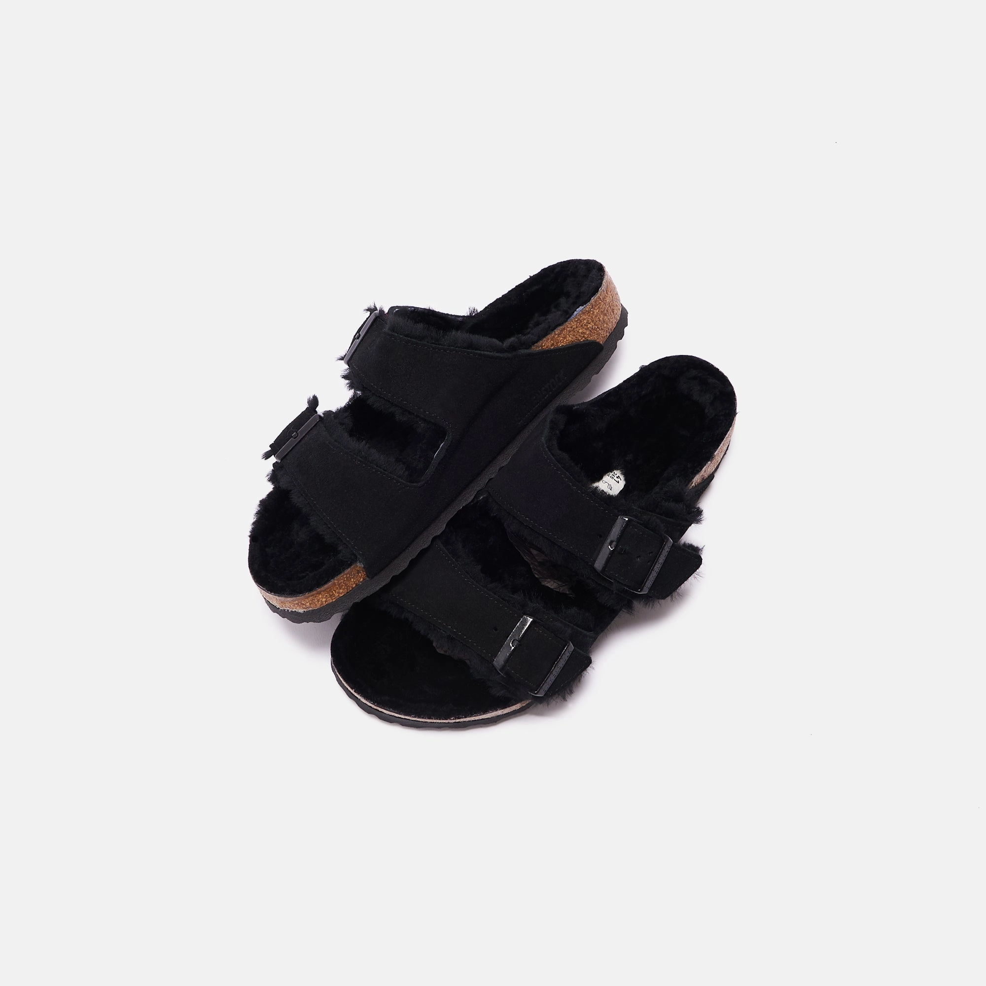 Birkenstock Arizona Shearling - Black All-day comfort footwear