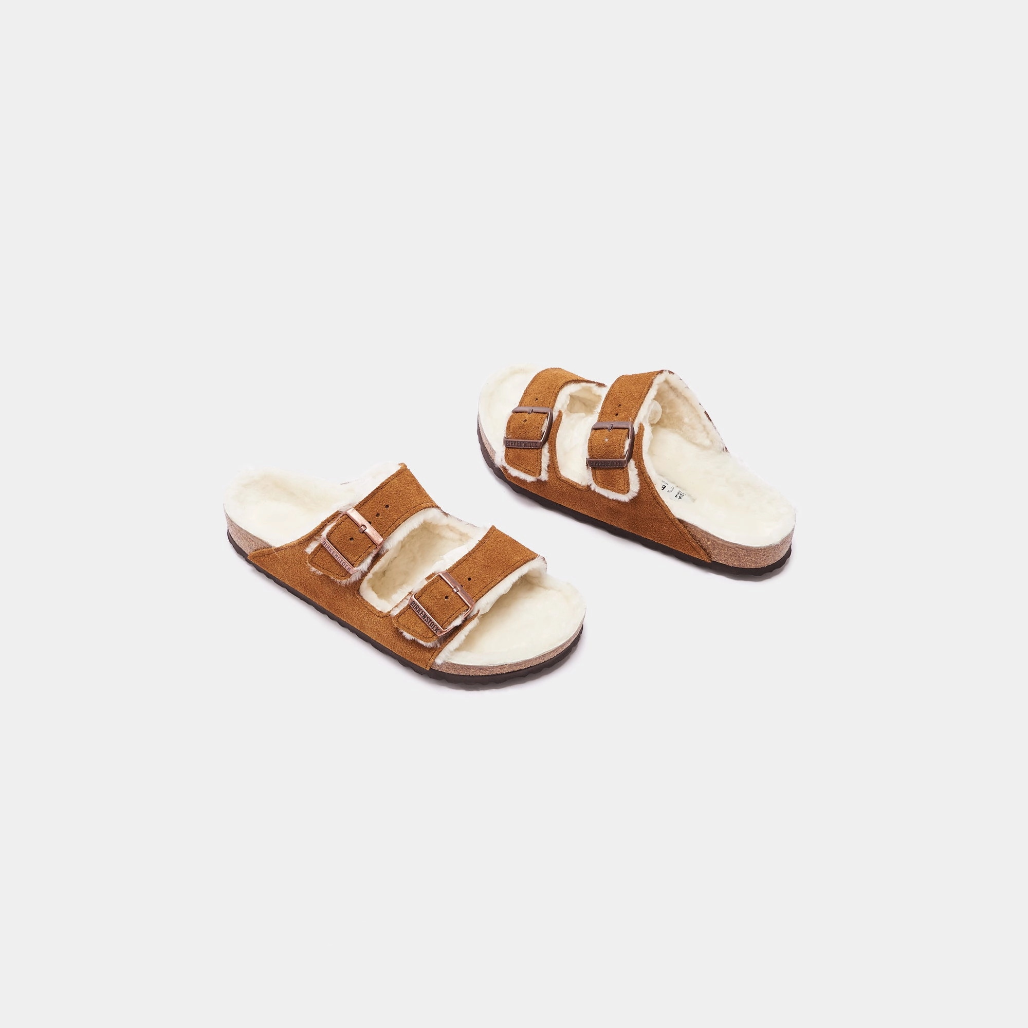 Birkenstock Arizona Shearling - Mink / Natural All-day comfort footwear