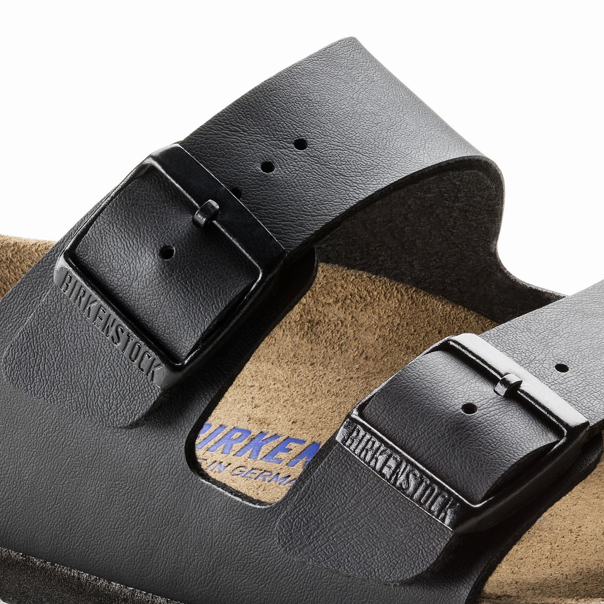 BIRKENSTOCK ARIZONA SOFT FOOTBED BLACK BIRKO-FLOR REGULAR UNISEX Birkenstock comfortable casual footwear