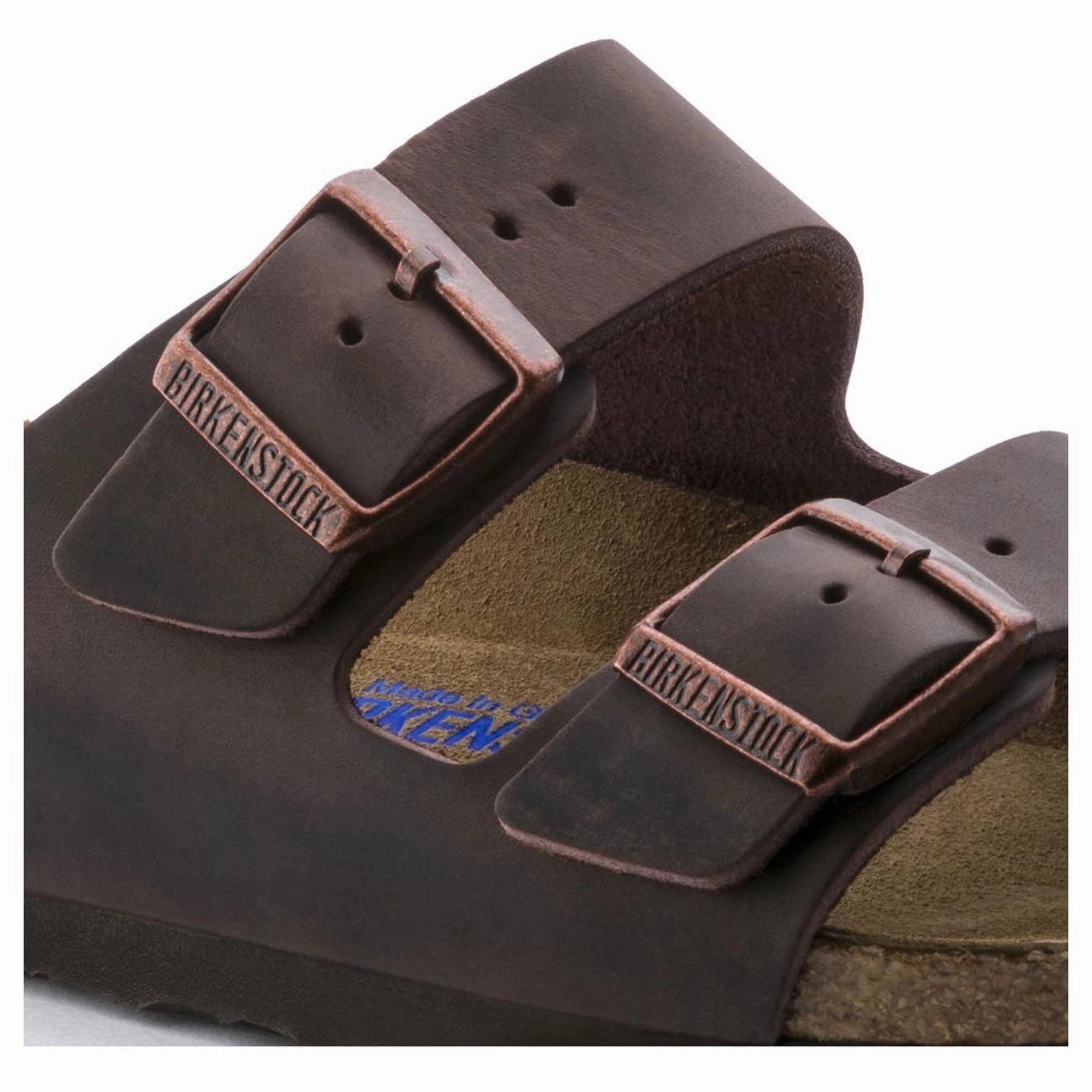 BIRKENSTOCK ARIZONA SOFT FOOTBED HABANA OILED LEATHER UNISEX Birkenstock comfortable casual footwear