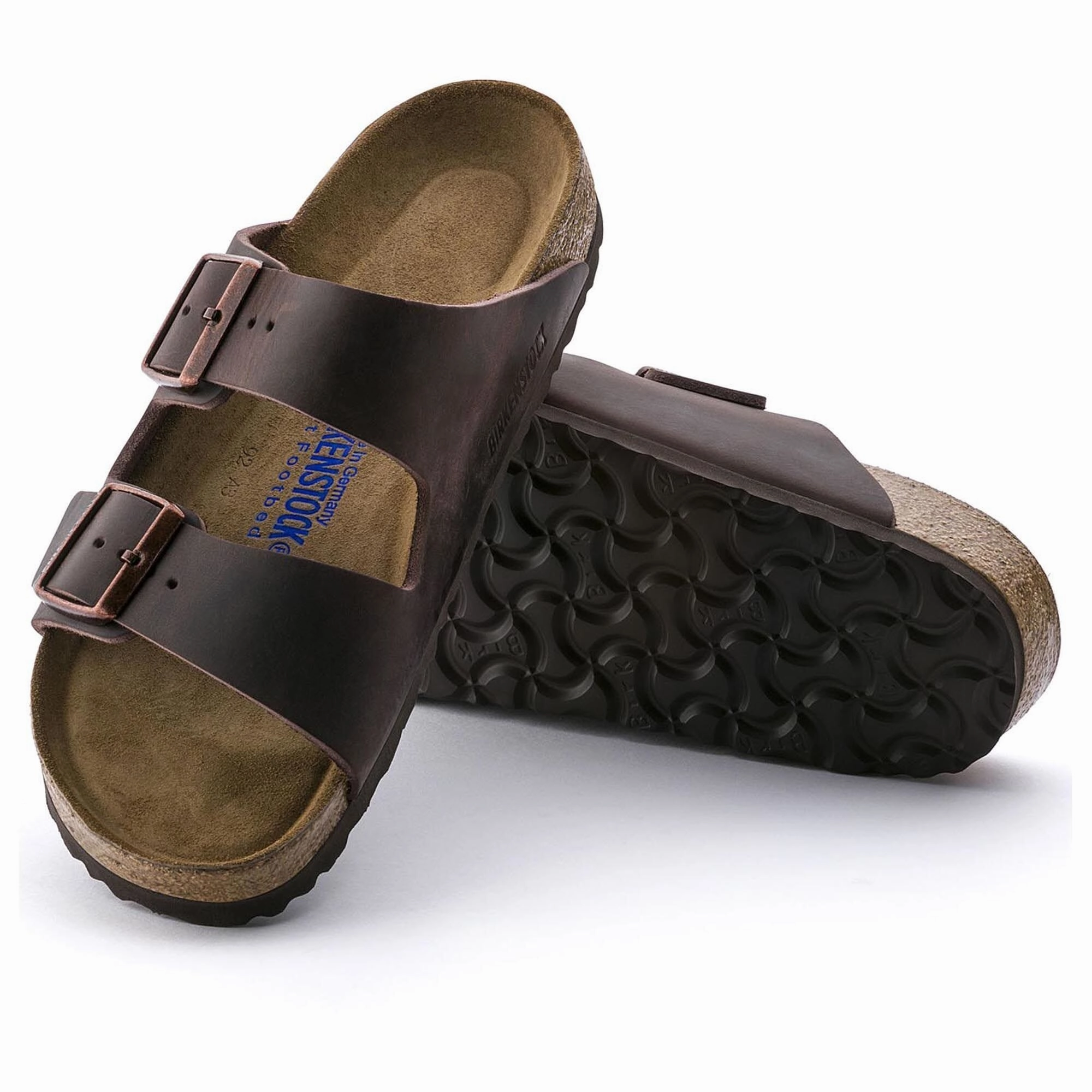 BIRKENSTOCK ARIZONA SOFT FOOTBED HABANA OILED LEATHER UNISEX Birkenstock comfortable casual footwear